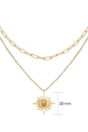 Necklace Everlasting Gold Color Stainless Steel h5 Picture2